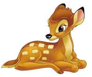 Bambi omalovánky
