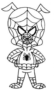 Dibujo De Spider Ham Spiderman Para Colorear Divertirse Con Los Ni Os