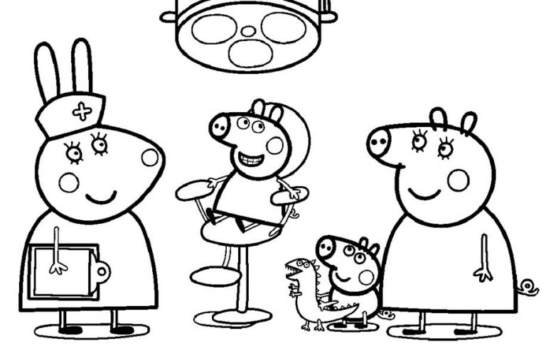 Peppa Pig Coloring Pages 27 – Having Fun With Children