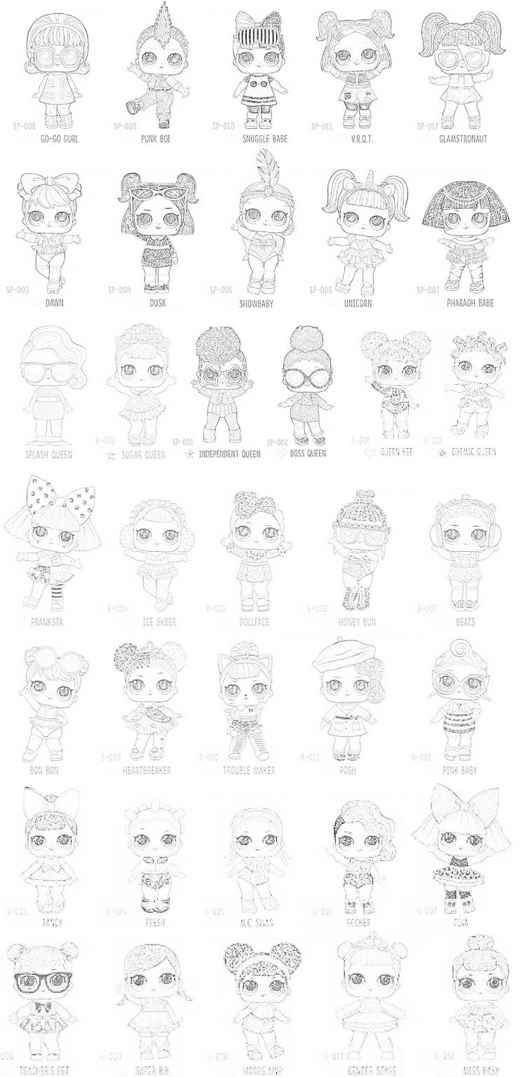 lol surprise characters 2 – Having fun with children