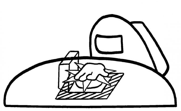 kolorowanka Among Us Emergency Meeting ??? Having fun with children