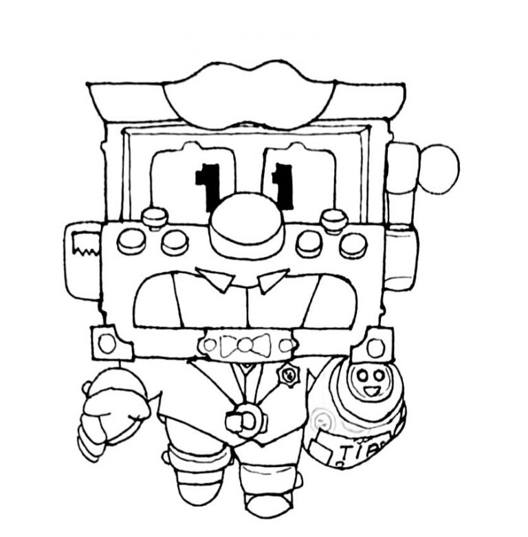 kolorowanki Griff Brawl Stars Zabawy z dzie??mi