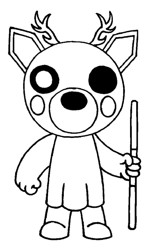 Como Fazer Desenho Fácil Passo a Passo Piggy Roblox Desenhar desenho  Animado