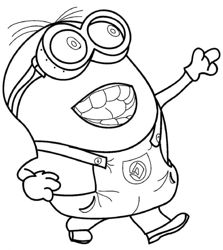 Minions Coloring Pages – Having Fun With Children