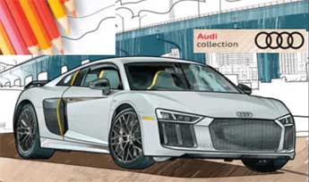 Audi målarbok