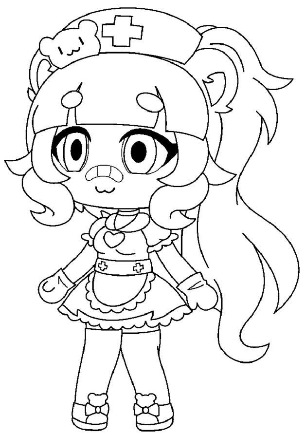 gacha life coloring pages 6 – Having fun with children