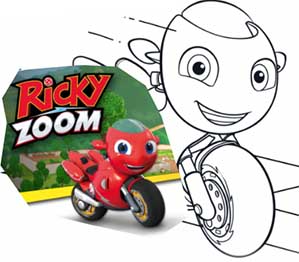 Ricky Zoom fargeleggingssider