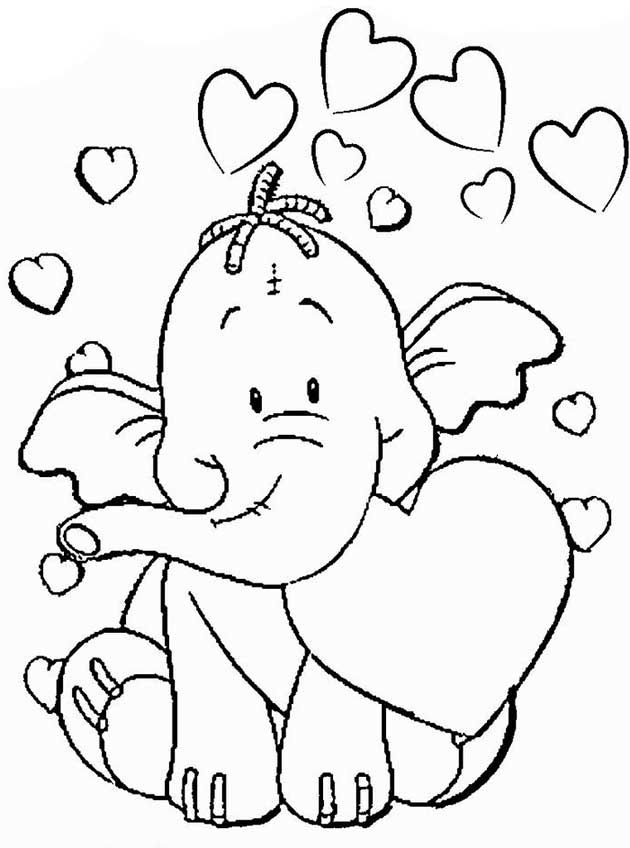 valentines day coloring book 10 Having fun with children