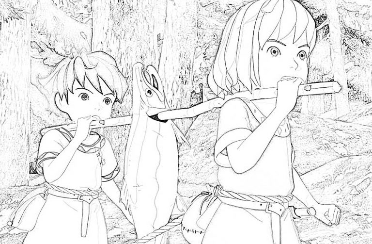 Ausmalbilder Ronja Räubertochter: Unleash Your Inner Artist with Ronja the Robber's Daughter!