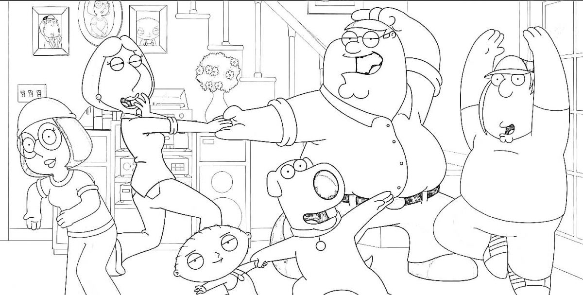 Family Guy Coloring Pages 46 – Having Fun With Children