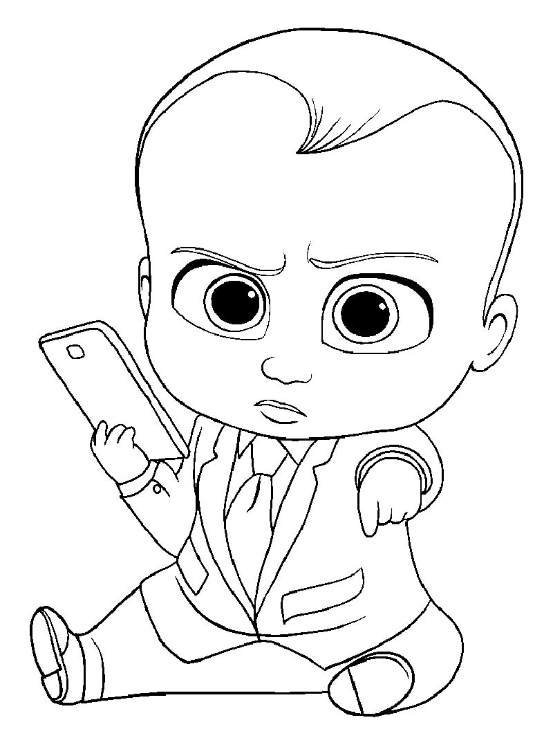 Boss Baby Coloring Pages 26 Having Fun With Children