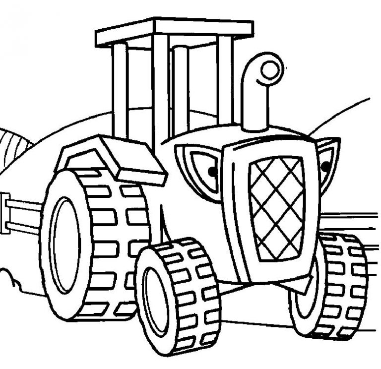 tractores para colorear 12 Divertirse con los niños