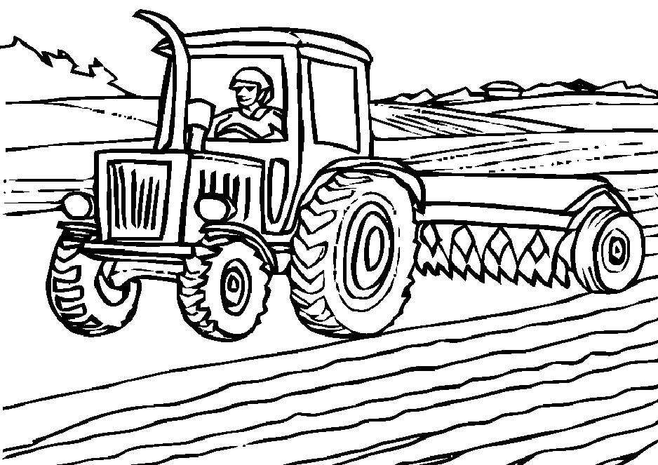 Tractors 9  Coloring Pages 24