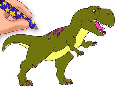 Kolorowanki Dinozaur
