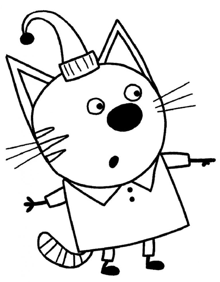 Kid-E-Cats coloring pages β Having fun with children