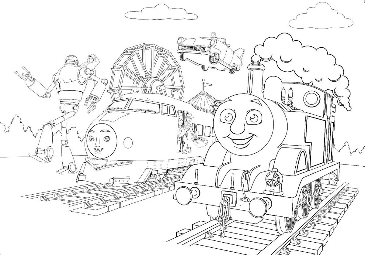 Thomas Train Friends Coloring Pages 17 – Having Fun With Children