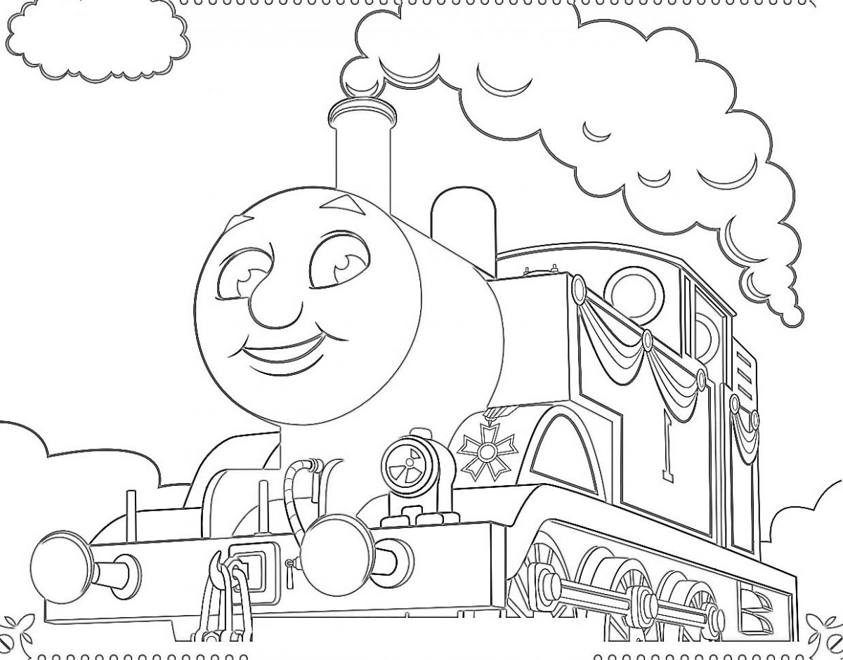 Thomas Train Friends Coloring Pages 6 – Having Fun With Children