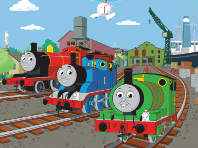 Thomas en vrienden kleurplaten