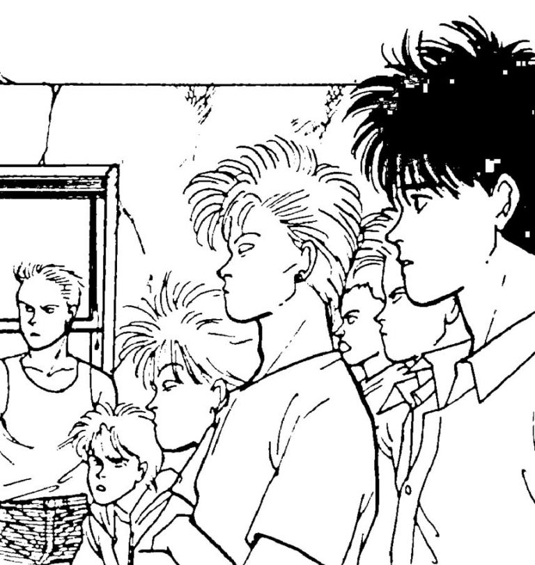 Banana fish 4 Having fun with children