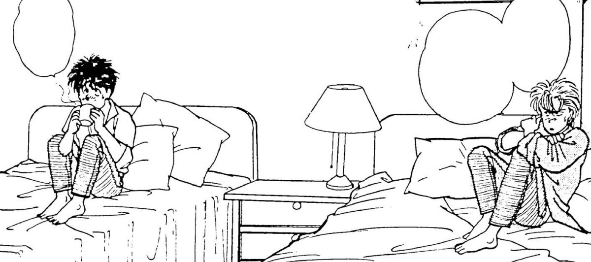 Banana fish 7 Having fun with children