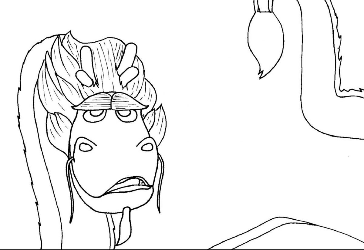 Wish Dragon 10 Having fun with children