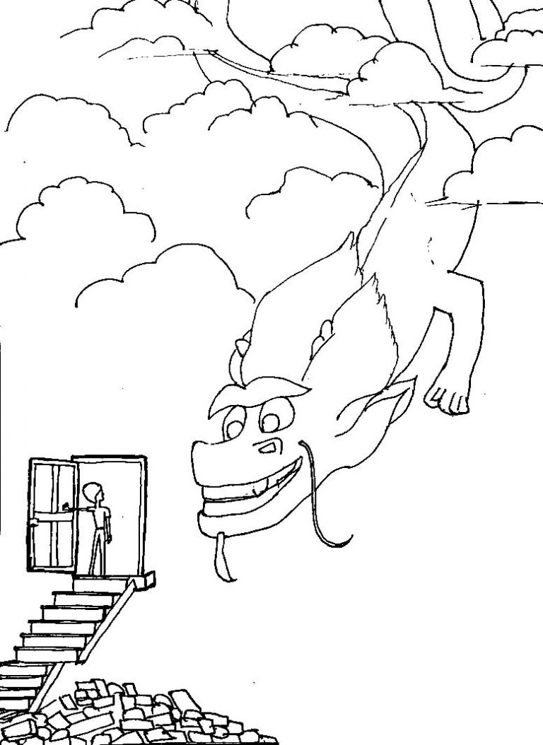 Wish Dragon 11 Having fun with children