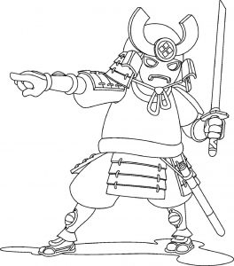 Desenho de Mini ninja para colorir - Tudodesenhos