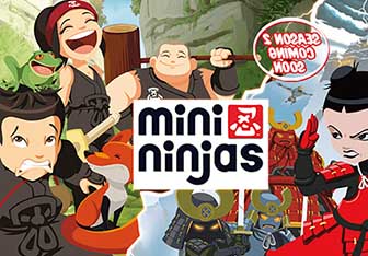 Mini Ninjas målarbok