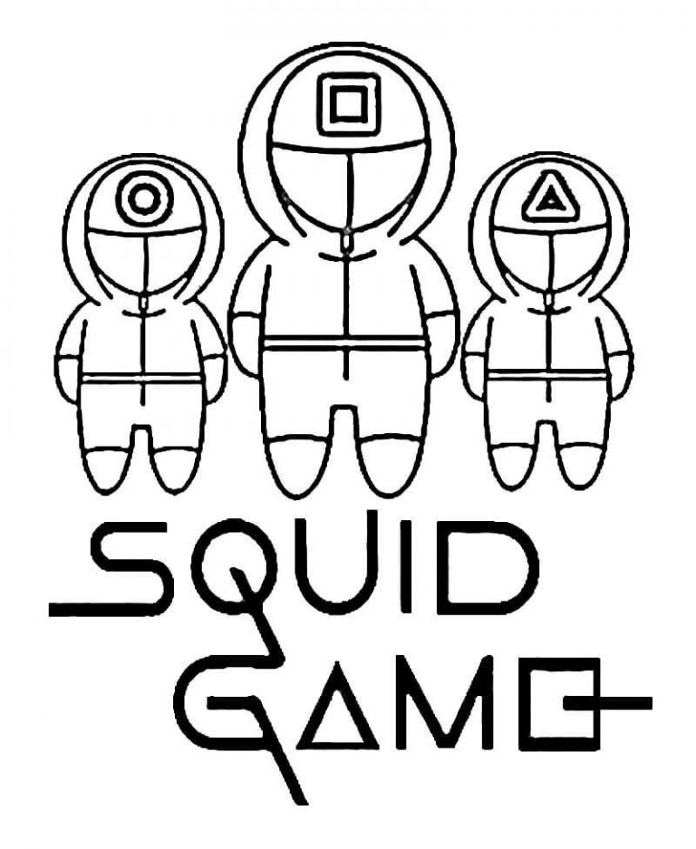 Squid Game coloring pages – Having fun with children