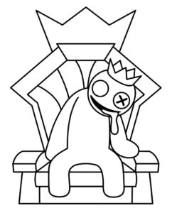 Rainbow Friends 2 Coloring Pages - Coloring Pages For Kids And Adults in  2023