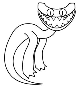 Green Rainbow Friends coloring pages