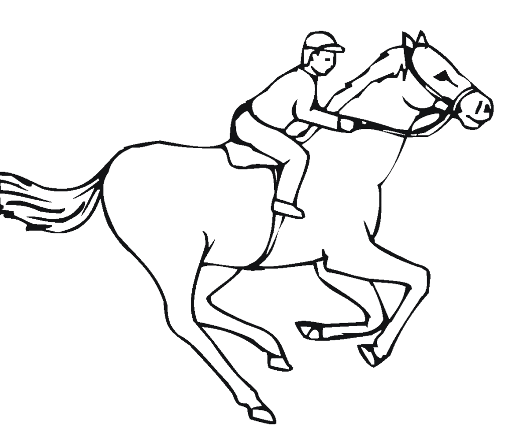 Horses coloring pages – Having fun with children