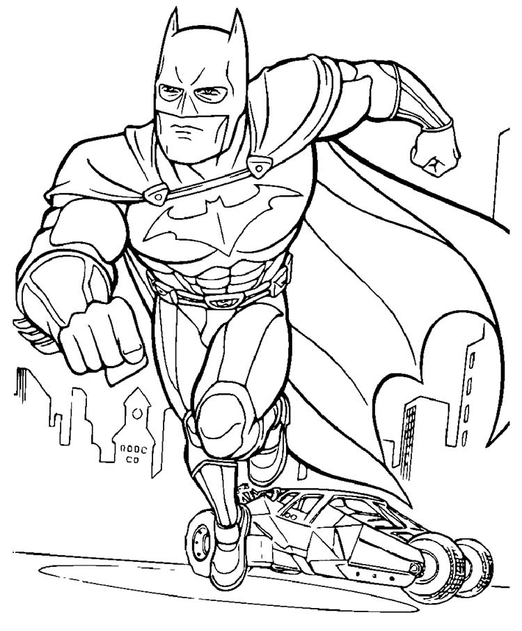 batman coloring pages 3 – Having fun with children