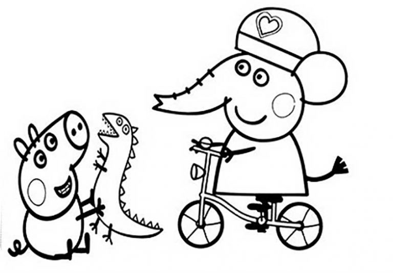 Peppa Pig coloring pages – Having fun with children