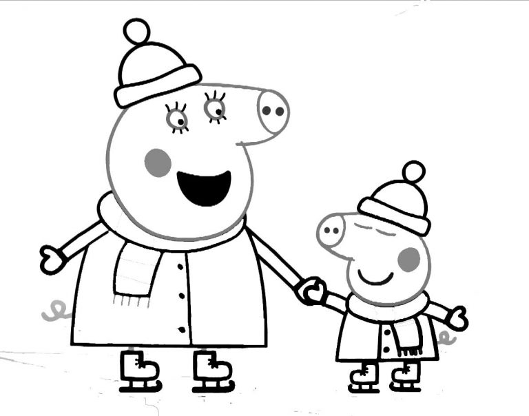 peppa pig coloring pages 60 – Having fun with children