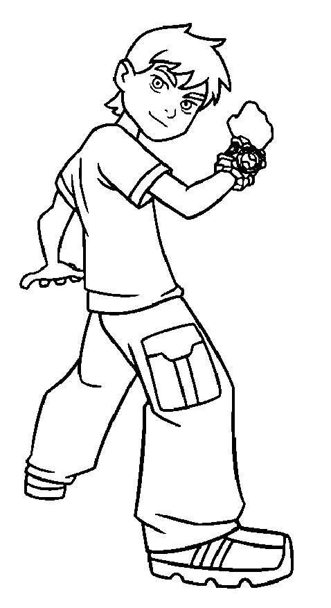 Ben coloring page 10 8 – Having fun with children