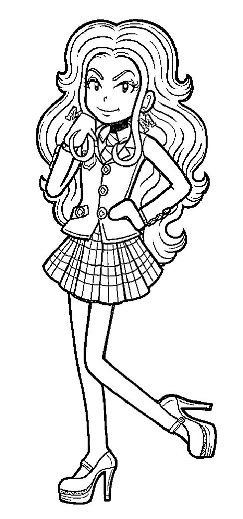 dork diaries mackenzie hollister coloring pages – Having fun with children