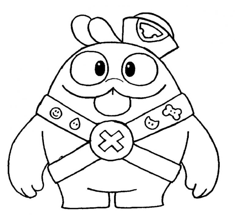 squeak brawl stars coloring pages – Having fun with children