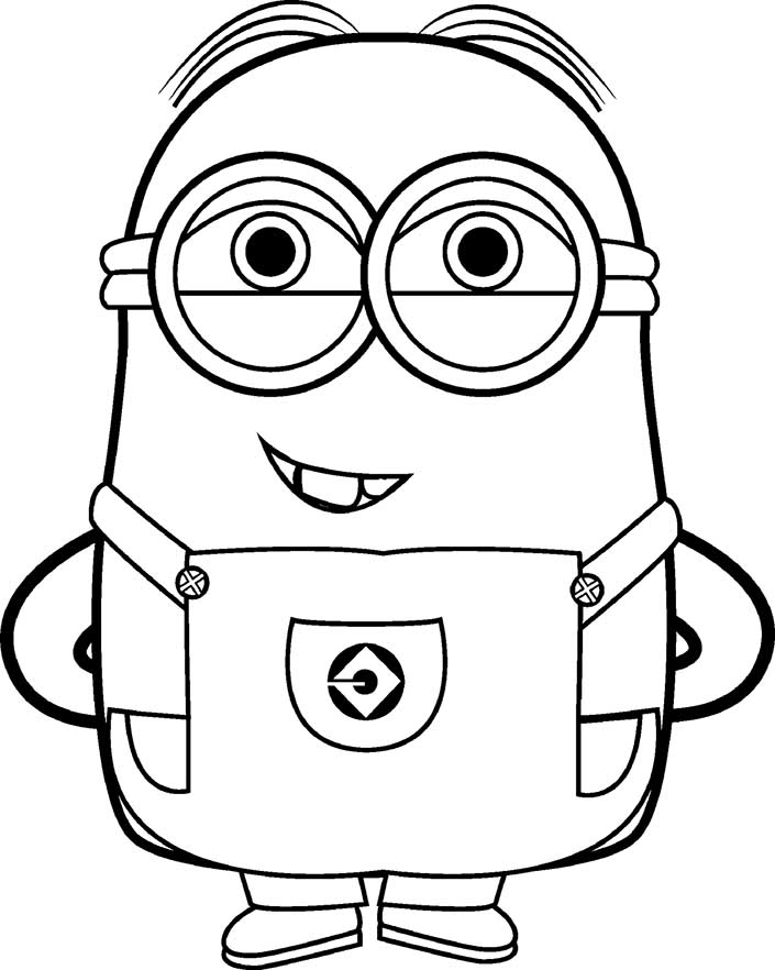 minions coloring book 11 – Having fun with children