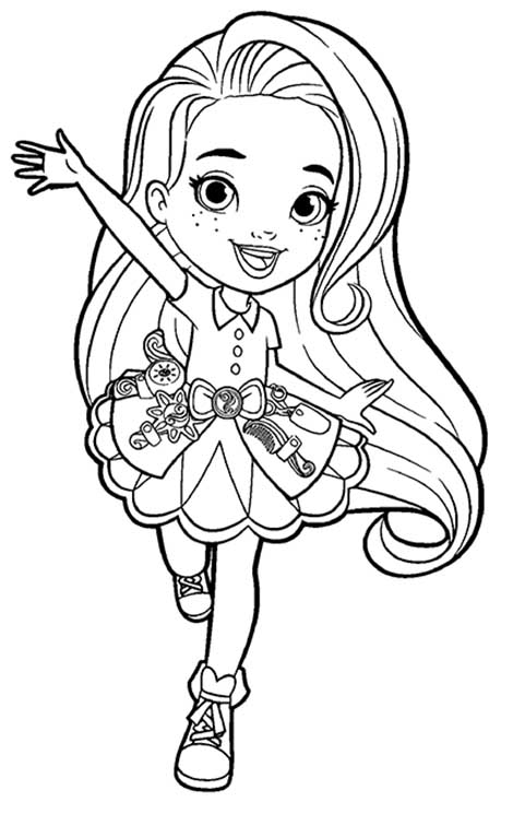 sunny day coloring page 22 – Having fun with children