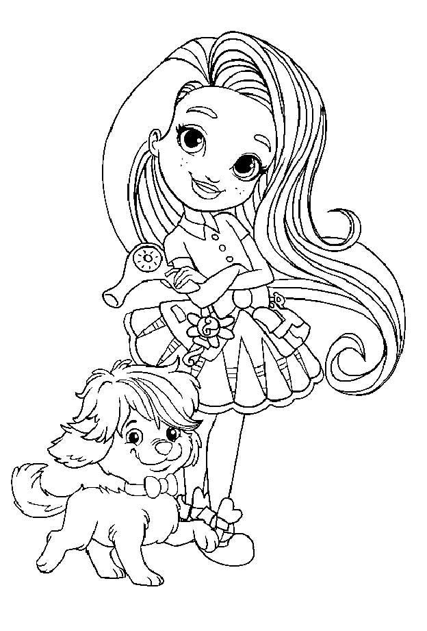 sunny day coloring page 23 – Having fun with children