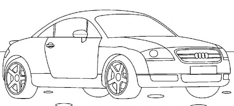 car coloring pages 12 – Having fun with children