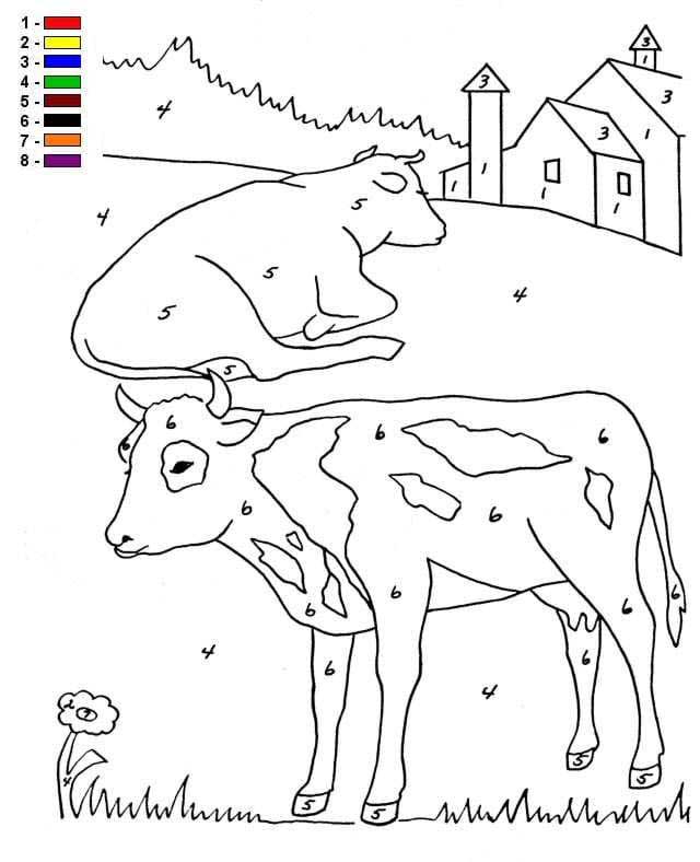 Coloring by numbers 10 – Having fun with children