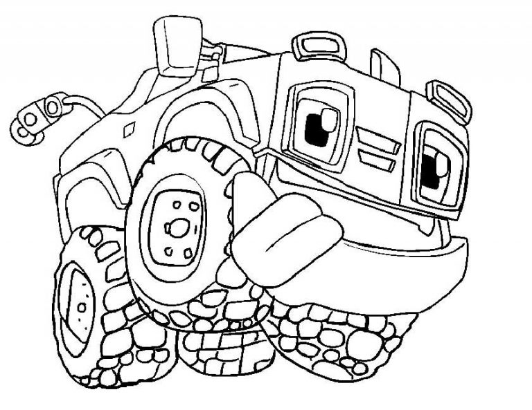 Rev and Roll coloring pages 10 – Having fun with children