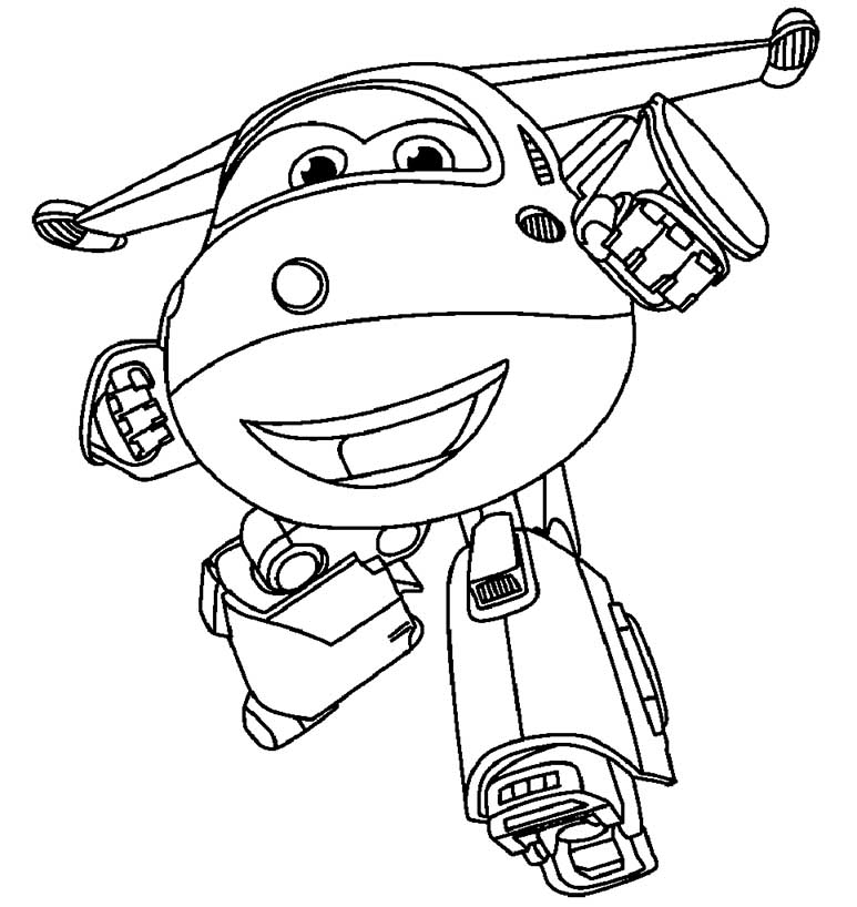 super wings coloring book 12 – Having fun with children