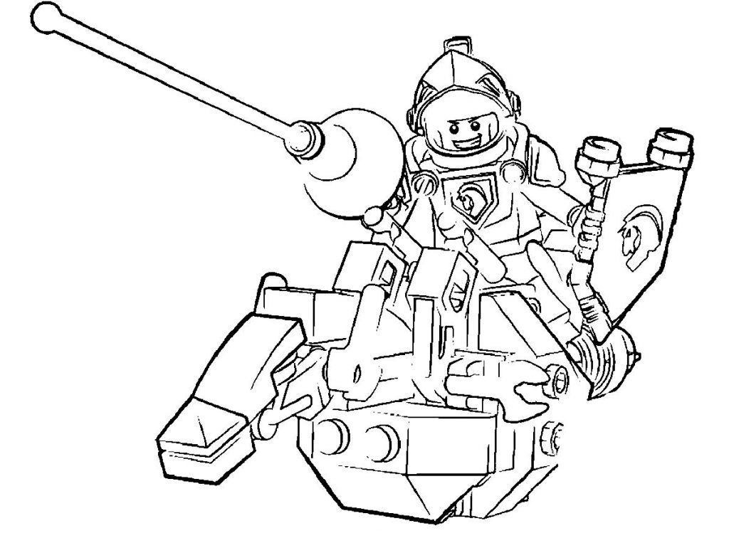 Lego Nexo Knights coloring pages 16 – Having fun with children