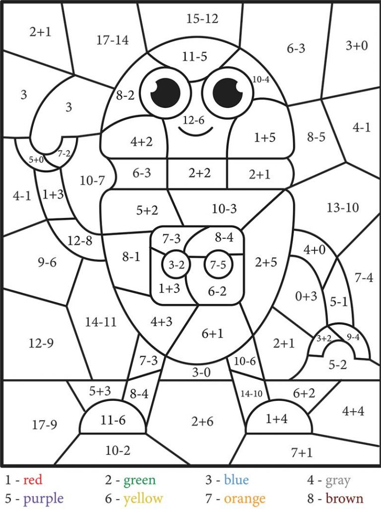 math coloring pages 19 – Having fun with children