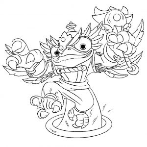 skylander coloring pages 13 – Having fun with children