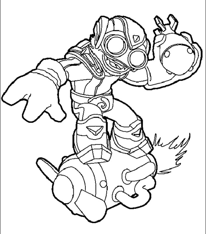 skylander coloring pages 48 – Having fun with children