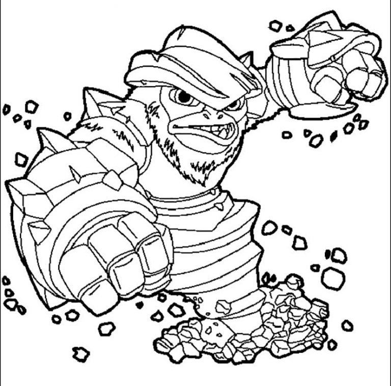 skylander coloring pages 55 – Having fun with children